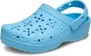 [Crocs] Unisex-Adult Classic Clogs with Floral Cut Out Design