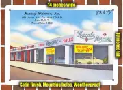 METAL SIGN - New York Postcard - Murray-Wiseman, Inc. 1491 Jerome Ave., Cor. We