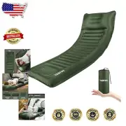 Ultralight 2.36lb Inflatable Sleeping Mat with Pillow for Camping & Backpacking