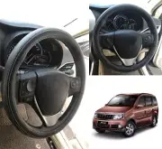 Faux Leather Car Steering Cover | Compatible With Mahindra Xylo/Quanto | Black
