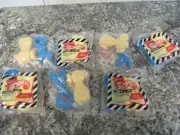 Lot of 7 New McDonalds Happy Meal Hot Wheels Wrench & Hammer. 1992 Mint #4