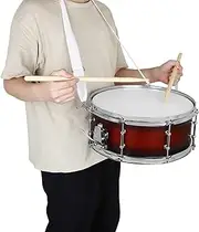 Snare Drum Kit, 14 Inch 8 Lug Marching Drum with Pair of Drumsticks, Drum Key, Strap, Percussion Drum Musical Instrument for Beginners, Teens, Adults, Kids, Student Band