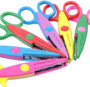 UCEC Craft Scissors Decorative Edge, Zig Zag Scissors, Kids Scissors, Safety Sci