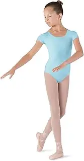 [Bloch] Girls' Dujour microlux Short Sleeve Leotard