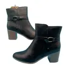 Frye And Co. Womens Black Italia Ankle High Stacked Block Heel Booties Size 9.5M