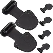 6Pcs C Dust Plugs Silicone Dust Caps for Type C Charging Ports Compatible with Smartphones and Laptops and Flat Design for Easy Use