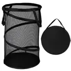 Large Collapsible Laundry Basket Foldable Mesh Pop Up Hamper with Handles