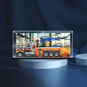 Display King - Acrylic display case with screw for LEGO® Heavy-duty Tow Truck 42128