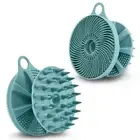 INNERNEED 2-in-1 Silicone Body Scrubber and Scalp Massager Shampoo Brush, Foo...
