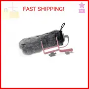 SUNMON Rode Deadcat Mic Windshield Fur Filter for Rode VideoMic Go Camera Microp