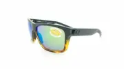 Costa Del Mar Mens Slack Tide Polarized Sunglasses Black/Green Mirror 580P 60 mm