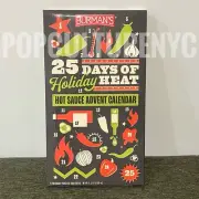 2024 Aldi 25 Days of Holiday Heat Hot Sauce Advent Calendar Burman's In Hand