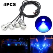 4xBlue LED Boat Light Waterproof Outrigger Spreader Transom Underwater Marine AU