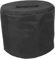 Fire Pit Cover Outdoor Fire Pits Cover Fire Table Cover Garden Heater Cover Fireplace Cover for Winter Outdoor Heater Cover Fire Pit Heater Cover 600d Oxford Cloth Black
