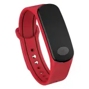 B18 0.96" IPS Color Screen IP67 Waterproof Blood Pressure Heart Rate Monitor Smart Watch RED COLOR