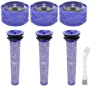 3 Pack Pre Post HEPA Motor Filter For Dyson V6 Cordless Vacuum Cleaner