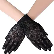 [LERTREE] Summer Women Sun UV Protection Lace Gloves Ladies Short Driving Gloves Touch Screen