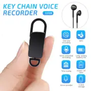 32GB Mini Digital Voice Audio Recorder Keychain 384 Hrs 192KBPS Voice Activated