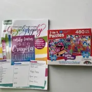 Crayola Crayoligraphy Workbook & 2-in-1 Jigsaw Puzzle CraZArt