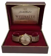 Wittnauer Geneva 17 Jewel C11KS Date Watch Working New in Box HW301