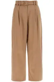 Dina wide trousers in cotton 'S MAX MARA Woman Tg. 38 IT DINA 002KC BEIGE