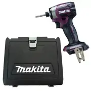 Makita Impact Driver TD173DZ Purple 18V 1/4 Brushless Tool with Case N2
