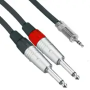 Connex JMJS-3T JACK male - RCA male 3m AUX Cable