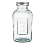 Ladelle Eco Recycled Rustico 500ml Clear Storage Glass Bottle Container