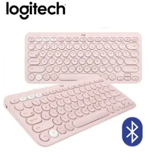 【Logitech 羅技】K380 多工藍芽鍵盤-玫瑰粉