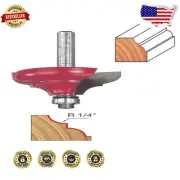 Multi-Material 1-1/2" Decorative Edge Router Bit - 1/4" Shank for All Projects