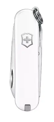 New Victorinox Classic SD Swiss Army Knife Multi Pocket Tool 7 Functions - White
