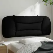 vidaXL Headboard Cushion Black 107 cm King Single Fabric