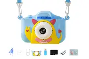 Digital Camera Portable Digital Video Camera with 64G TF Card and Card Reader-Blue