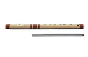 Radhe Flutes PVC Fiber A Natural Bansuri Higher Octave RIGHT HANDED AU