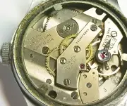 #008, M-ST-377. MEDIAN MOVEMENT 7 JEWEL BROKEN BALANCE. For Parts
