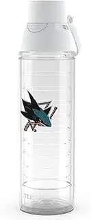 Tervis Venture Lite NHL San Jose Sharks - Primary Logo Made in USA Double Walled Insulated Tumbler Travel Cup Keeps Drinks Cold & Hot, 24oz Water Bottle, Classic