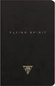 Clairefontaine Flying Spirit A6+ Ruled Notebook, Black, 5 Assorted Cover Designs