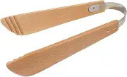 Bread Tongs Wooden Bread Cake Clip Food Clip Bread Tongs Kitchen for Salad, Bread and Pickles