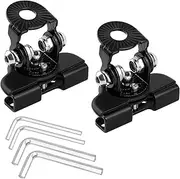 Gosknor 2pcs Black LED Light Base Mounting Holder, Industrial, 2.17" W x 2.36" L x 1.38" H, Bracket Mount