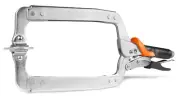 WEN CL862F 8-Inch Face Clamp for Woodworking and Pocket Hole Joinery