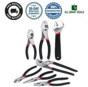 Juego Set De Alicates Herramientas De Mano Multiple Utilitario Set De 7 Calidad