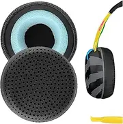 Geekria QuickFit Replacement Ear Pads for Skullcandy Grind Bluetooth Wireless Headphones Ear Cushions, Repair Parts (Black)