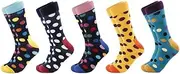 [NICDIU] JSEIAJB Men's Socks Men's Business Dress Socks Cotton Breathable Polka Dot Men's Socks