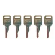 5X Case Heavy Equipment Key for Backhoe & Skid Steer Loader Logo A77313 D250