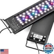 AQQA Aquarium Light,Multi-Function Fish Tank Led Light 24/7 DIY Auto On Off +