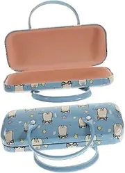 [SAFIGLE] Portable Pu Glasses Case Multi-functional Eyeglass Container Unique Cartoon Pattern