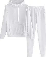 [PTOLOCIF] Women's 2 Piece Set Sweat Suit Hoodie Sweat & Jogger Sweatpants Tracksuit Sweat Lounge Set Fall 2024 Clothes