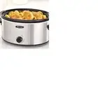 Bella - 5-qt. Slow Cooker with Dipper - Stainless Steel