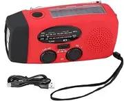 Outdoor Weather Radio,Radio for Survival | Solar Flashlight Hand Radio, Hand & Type-C Charging Radio for Preparedness for Survival