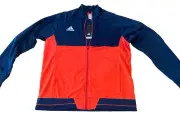 Brand New Adidas Men's Climacool Blue & Orange Jacket Size XL